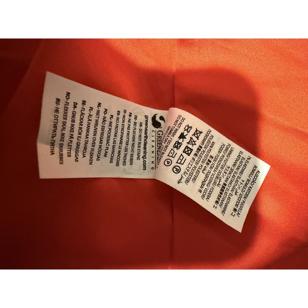 Boden Orange Cotton Blazer | Tailored Career Jacket, US 20 - 22 NWOT - Picture 4 of 5